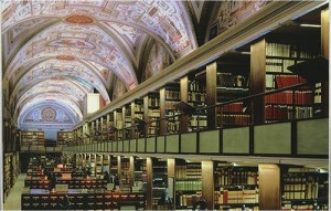 tempatygtidakbisa kaukunjungi,perpustakaan Paus