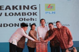 Groundbreaking PLTU Jeranjang, Presiden Tekankan Pentingnya Kecukupan Listrik