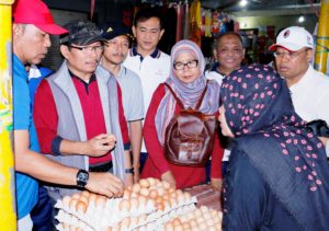 Pastikan Harga Stabil, Sekda Tinjau Pasar