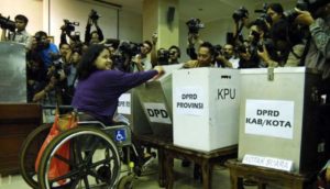 KPU NTB Sosialisasikan Hak Pemilih Penyandang Disabilitas