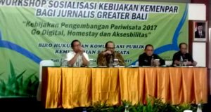 Kemenpar Gelar Workshop Jurnalis Pariwisata di Bali