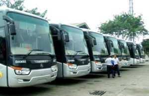 66 Bus DAMRI Mataram Dukung Arus Mudik