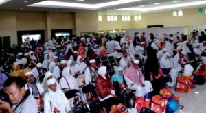 Kloter Pertama Asal Mataram Datang 448 Jamaah, 1 Orang Dirawat Di Arab Saudi
