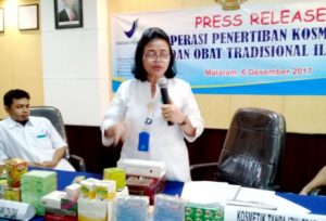Kosmetik dan Obat Tradisional Ilegal Disita BPOM NTB