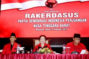 Megawati Hadiri Rakerdasus Untuk Pemenangan Pilkada NTB