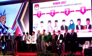 Usai Undian Nomor Paslon,  Kampanye 15 Februari Sampai Juni