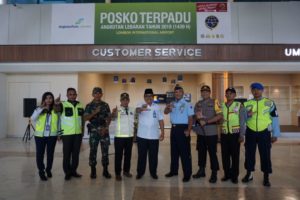 Posko Terpadu Angkutan Lebaran Tahun 2018 Di Lombok International Airport