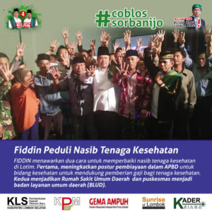 Fiddin Peduli Nasib Tenaga Kesehatan