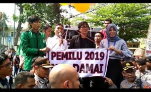 Aliansi Muda NTB Tolak #2019GantiPresiden dan #2019TetapJokowi