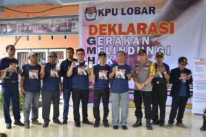 KPUD Lombok Barat Gelar Gerakan Melindungi Hak Pilih