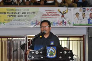 Buka Popwil IV, Rosiady Berpesan Pentingnya Sportifitas