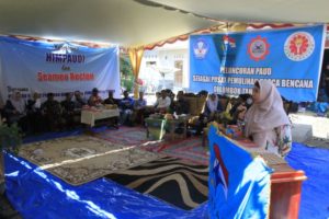 Diluncurkan PAUD Pusat Pemulihan Pasca Gempa