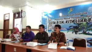 Ekspor NTB Bulan Oktober Turun 95,73 Persen