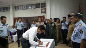 Wilayah Zona Integritas Bebas Korupsi Dicanangkan di Kantor Imigrasi Mataram