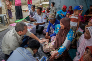HBK Sambangi  Baksos Kesehatan Kesira HBK Center KLU Di Desa Sambik Bangkol
