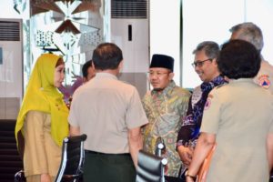 Wagub dan BNPB Bahas Percepatan Penanganan Pasca Gempa Lombok-Sumbawa