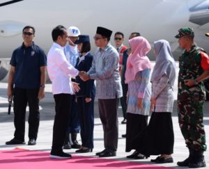 Presiden Jokowi  Di NTB, Tinjau Kawasan Ekonomi Khusus Mandalika Di Lombok Tengah
