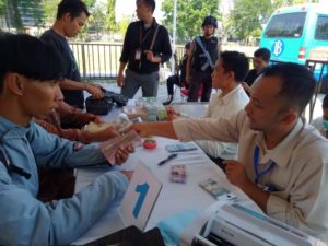 Layanan Penukaran Uang Pecahan Kecil Dipusatkan Di Lapangan Sangkareang Di Mataram
