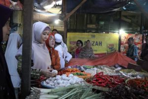 Wagub Hj Rohmi Tinjau Pasar Kebon Roek