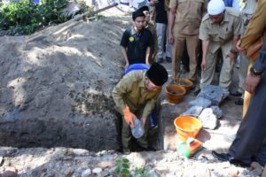 Peletakan Batu Pertama Pembangunan Rumah Produksi dan Gudang VCO