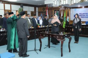 Iswandi Dilantik Sebagai Penjabat Sekda Hingga Tiga Bulan Ke Depan