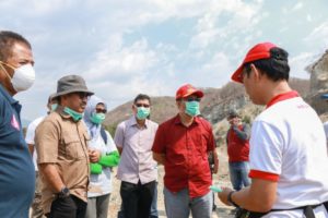 Diinstruksikan Pemadaman Api TPA Kebon Kongok  Api Dalam 15 Hari