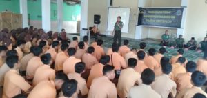 Korem 162/WB Sosialisasikan Wawasan Kebangsaan Siswa SMAN 1 Selong