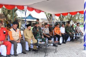 Penutupan Latihan Resolusi Bencana Korem 162/WB, Dihadiri Bupati Najmul