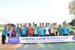 Bupati Najmul Akhyar Buka Turnamen Bola Volly LSN Cup 1