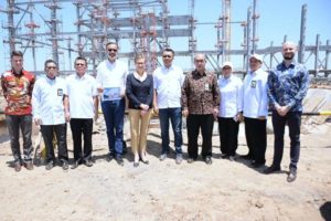 Gubernur Dan Dubes Polandia Tinjau Proyek Pembangunan Pembangkit Listrik PLN Sambelia