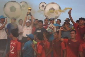 Bupati Najmul Resmi Tutup Open Tournament Pemenang (OTP) Cup 2019