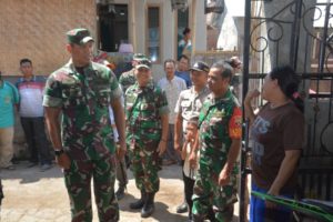 Danrem 162/WB Tetap Pantau Pembangunan RTG Di Hari Libur