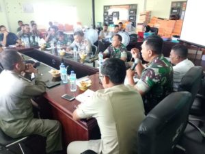 Danrem 162/WB Pimpin Rapat Bahas Percepatan Pembangunan Rehab Rekon Di Lombok Utara