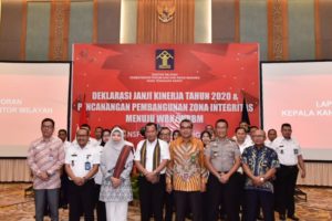 Pencanangan Zona Integritas Kemenkumham Dan Pemprov NTB
