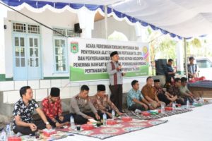Bupati Najmul Resmikan Embung dan Alsintan, Untuk Poktan Makmur Jaya Gol Munjid
