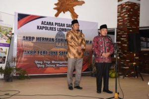 Bupati dan Wabup Hadiri Pisah Sambut Kapolres Lombok Utara