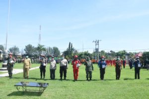 Sekda Pimpin Apel Siaga Satgas Covid-19 Lombok Utara
