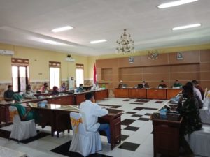  Bupati Najmul Akhyar Pimpin Rakor Virtual Gugus Tugas Covid-19 KLU   