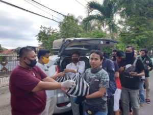 Bantu Dampak Sosial Covid-19, MTB dan M16 Salurkan Bantuan Sembako