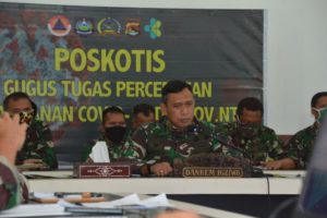 Video Conference Terkait Penanganan Covid-19, Ini Penekanan Pangdam IX/Udayana