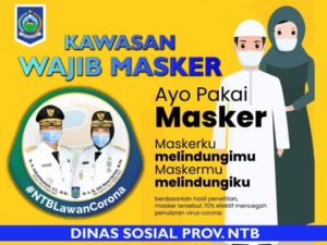 Gubernur Zulkieflimansyah Keluarkan Instruksi Wajibkan Penggunaan Masker