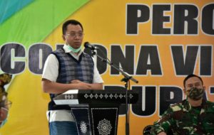 Gubernur Zul Puji Bupati Lotim Tangani Covid-19