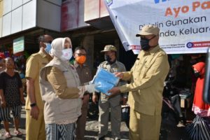 Wagub Turun Tangan Bagikan Masker