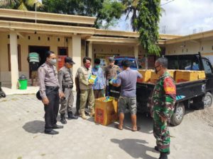 Kodim Loteng Terus Pantau dan Dampingi Penyaluran Bansos