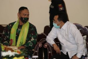 Gubernur NTB, Ketua TP-PKK NTB Beserta Wagub NTB Sambut Danrem 162/WB