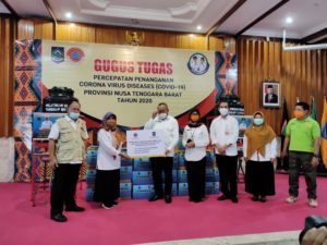 Produk Hasil Pelatihan Daring BLK NTB, Untuk Gugus Tugas Covid-19