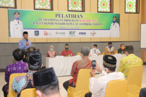“Mawar Emas”, Takmir Masjid di Pulau Lombok Diberi Pelatihan