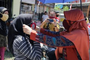 Roadshow TP PKK Dan IKAPTK di Kabupaten Bima, Putus Rantai Covid-19 Lewat Gebrak Masker