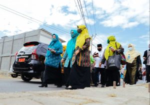 Roadshow “Gebrak Masker” TP PKK NTB Sampai di Kota Bima