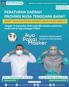 Denda Masker Dikembalikan Untuk Penaggulangan Covid-19